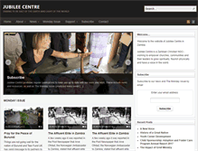 Tablet Screenshot of jubileecentre.org